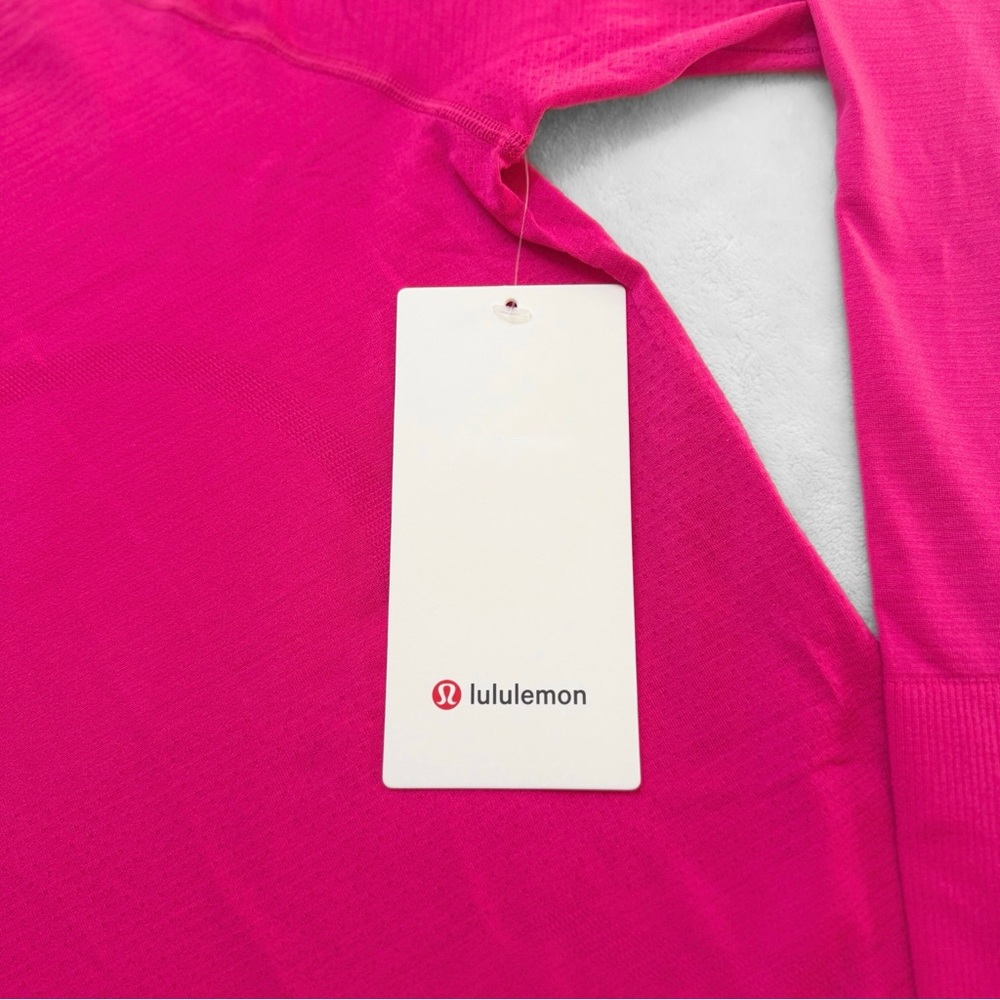 NWT Lululemon Swiftly Long Sleeve 2.0 Race Length — Jeweled Magenta — Size 6 - Picture 10 of 10